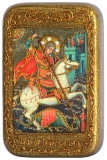 Настольная икона Чудо святого Георгия о змие