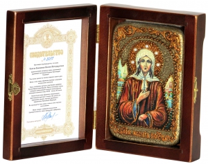 Настольная икона Ксения Петербургская
