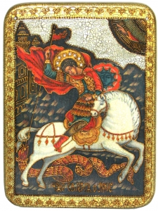 Икона Чудо святого Георгия о змие