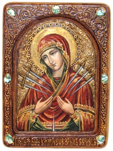 Живописная икона Умягчение злых сердец